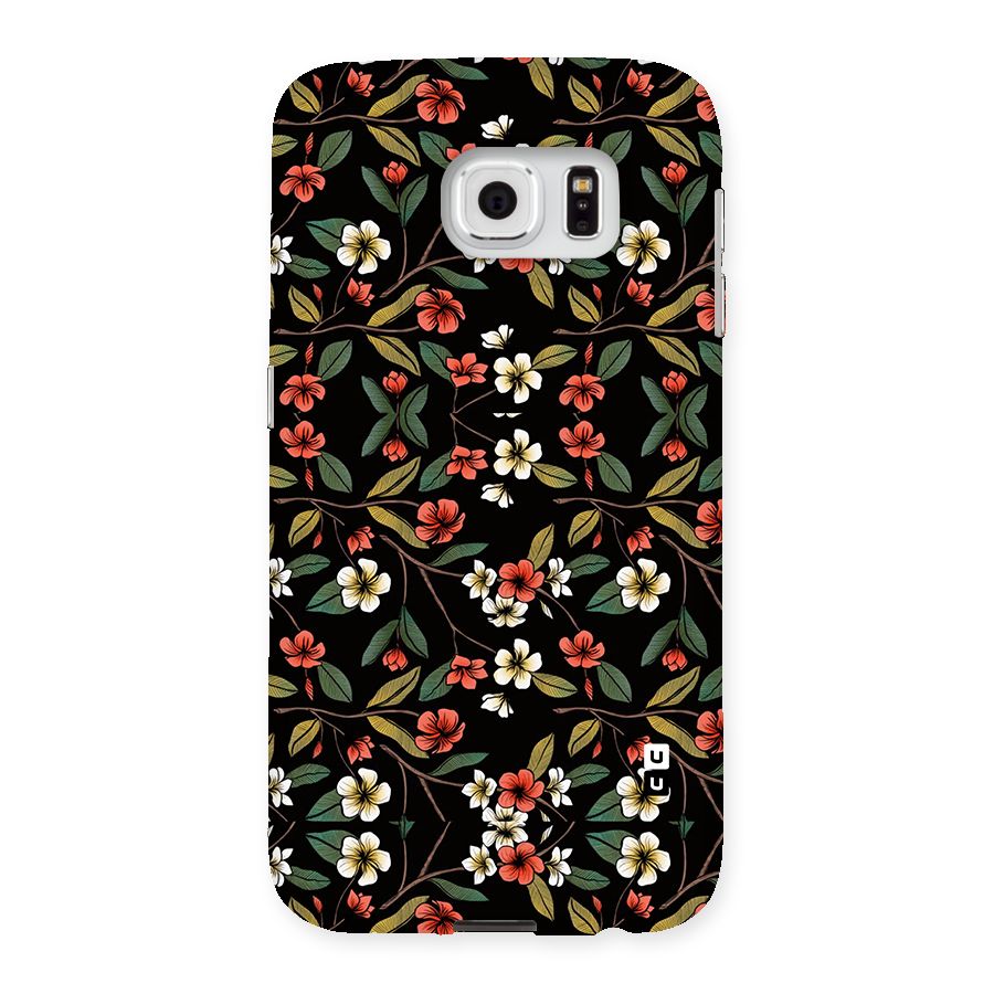 Decorative Florals Pattern Back Case for Samsung Galaxy S6