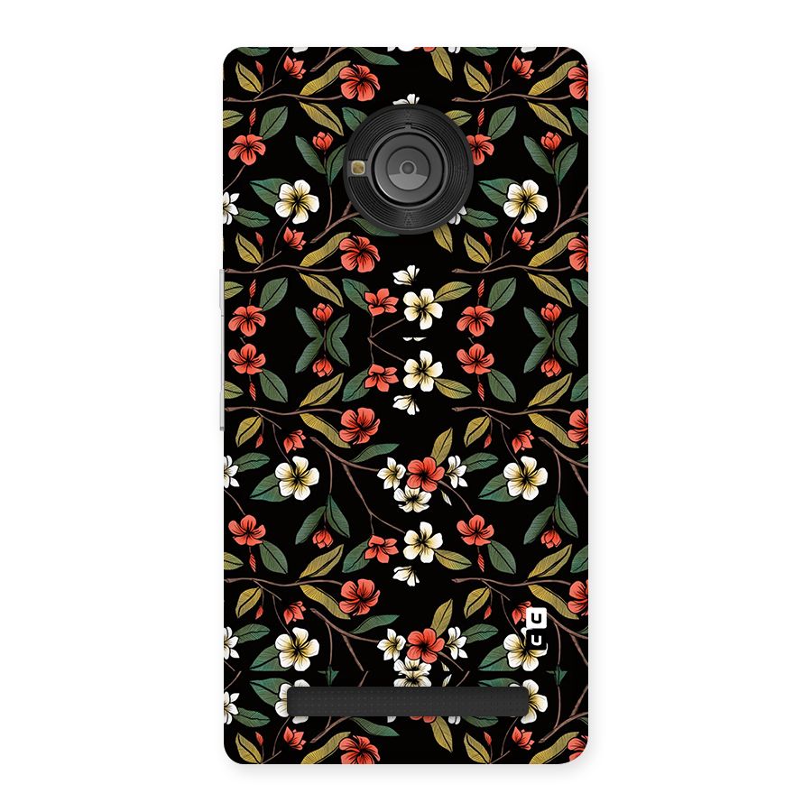 Decorative Florals Pattern Back Case for Yu Yuphoria