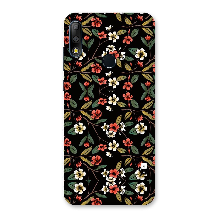 Decorative Florals Pattern Back Case for Zenfone Max Pro M2