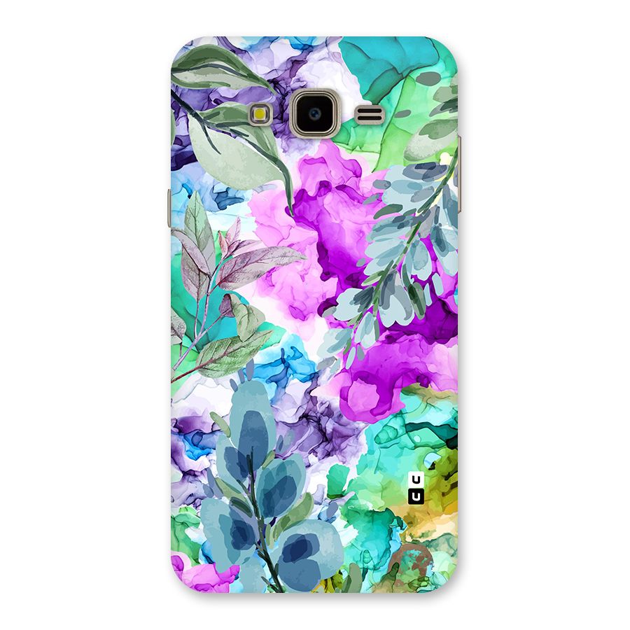 Decorative Florals Printed Back Case for Galaxy J7 Nxt