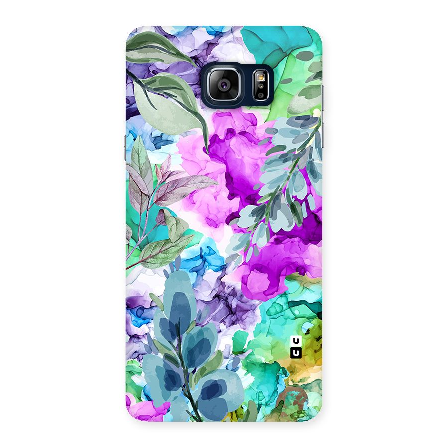 Decorative Florals Printed Back Case for Galaxy Note 5