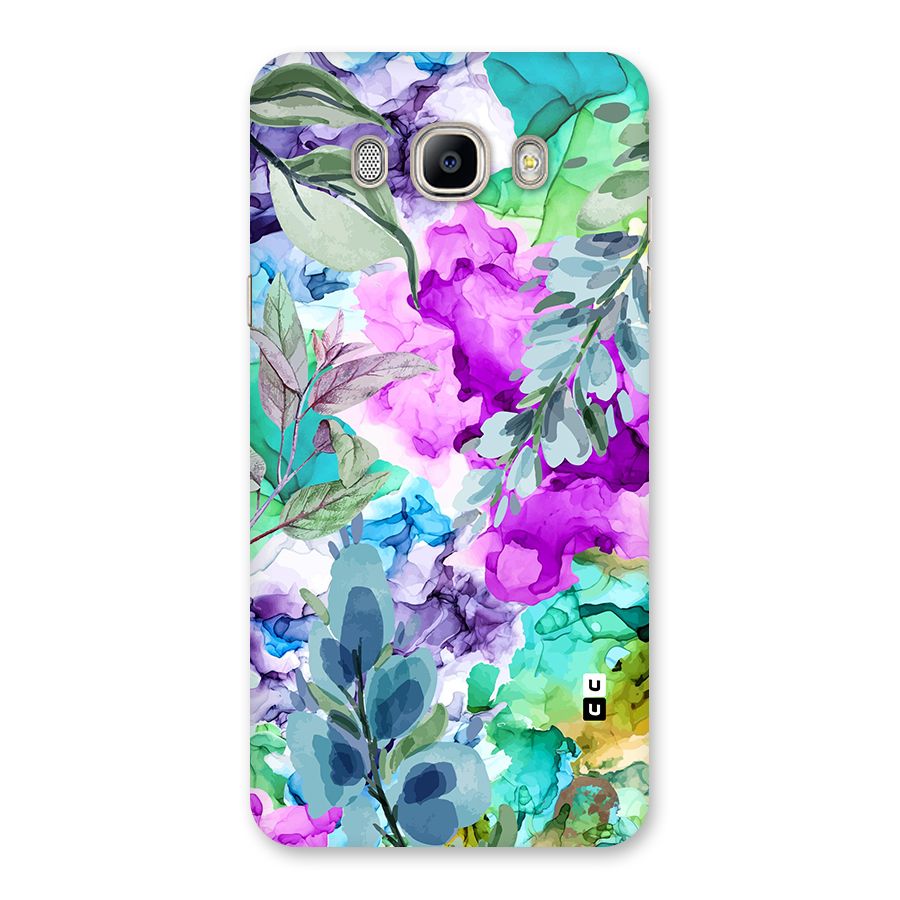 Decorative Florals Printed Back Case for Galaxy On8