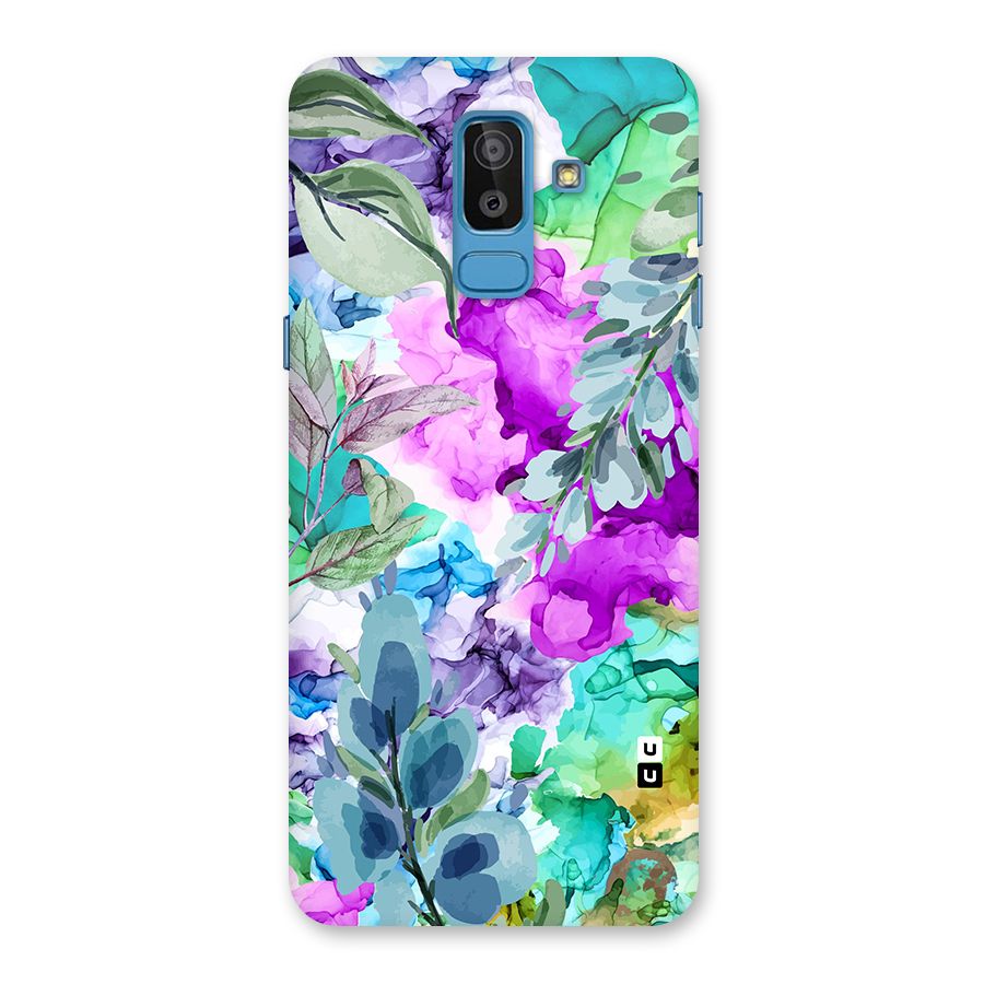 Decorative Florals Printed Back Case for Galaxy On8 (2018)