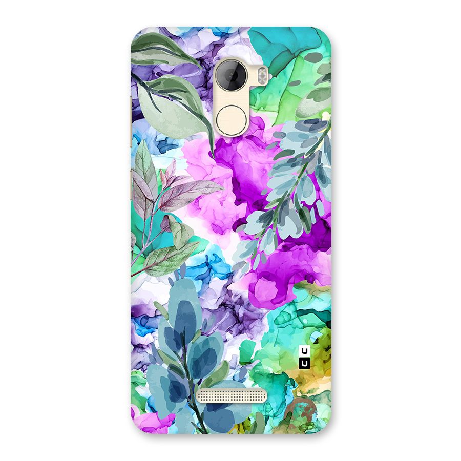 Decorative Florals Printed Back Case for Gionee A1 LIte