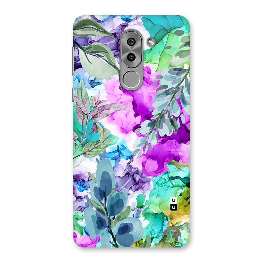 Decorative Florals Printed Back Case for Honor 6X