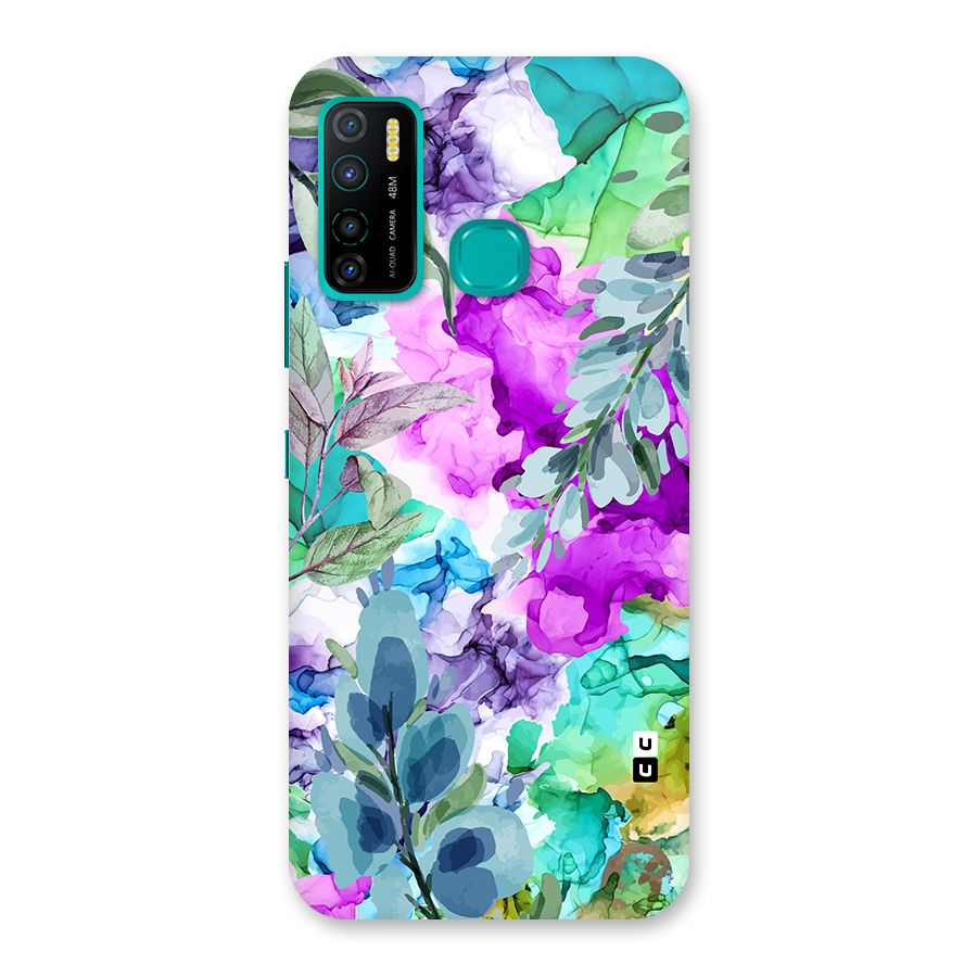 Decorative Florals Printed Back Case for Infinix Hot 9 Pro