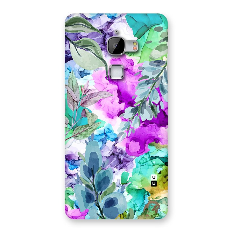 Decorative Florals Printed Back Case for LeTv Le Max