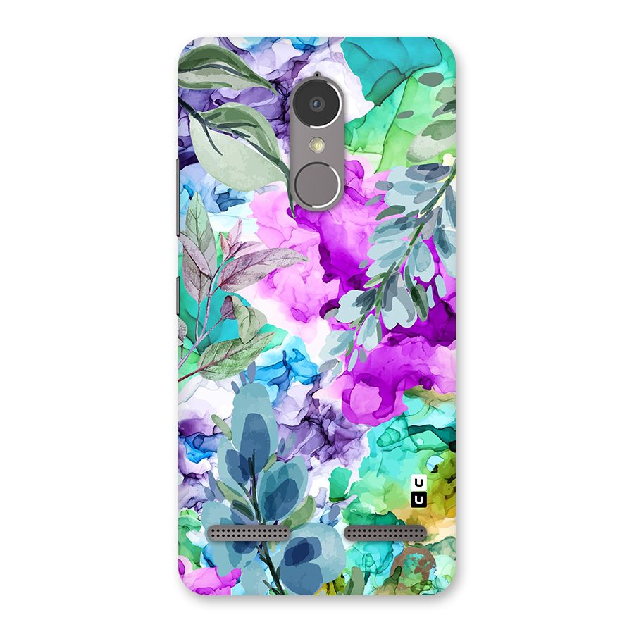 Decorative Florals Printed Back Case for Lenovo K6 Power