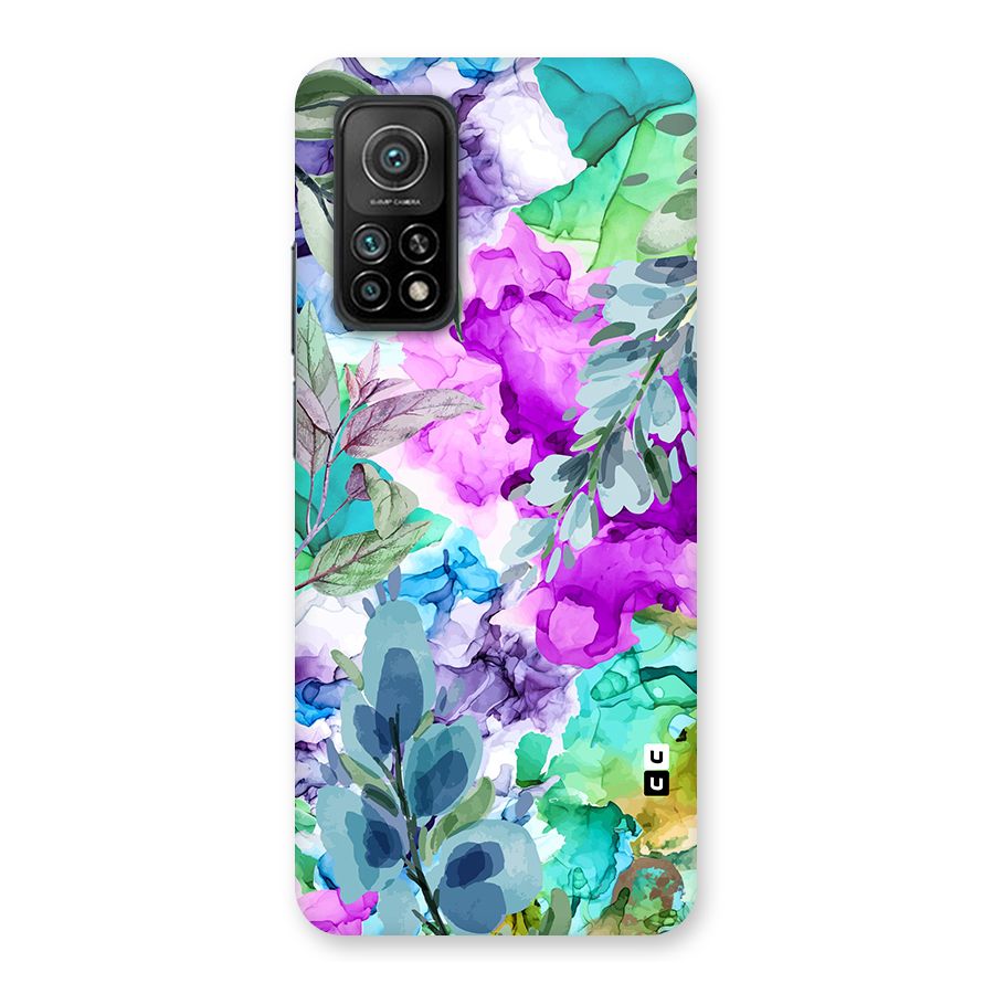 Decorative Florals Printed Back Case for Mi 10T Pro 5G