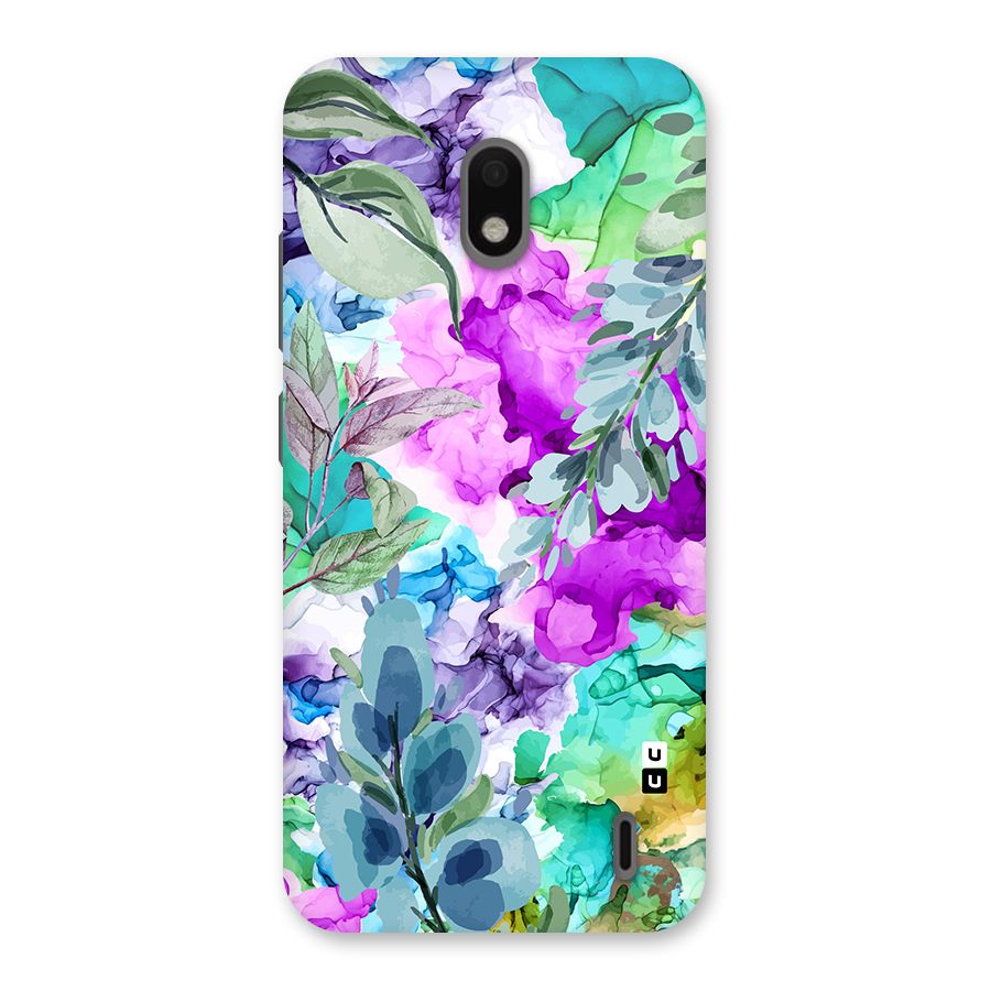 Decorative Florals Printed Back Case for Nokia 2.2