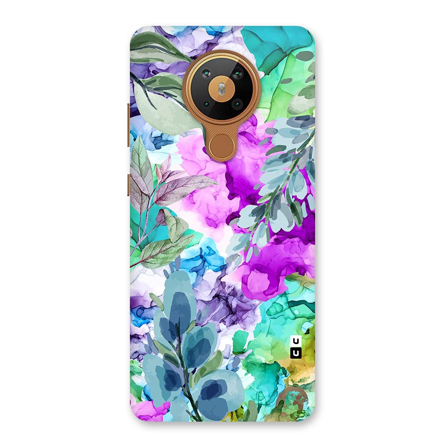 Decorative Florals Printed Back Case for Nokia 5.3