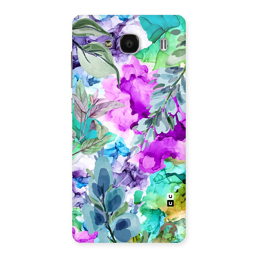 Decorative Florals Printed Back Case for Redmi 2 Prime