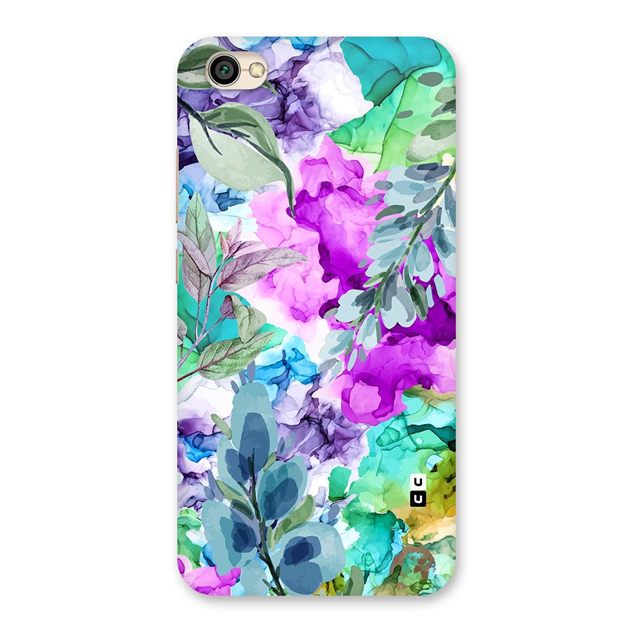 Decorative Florals Printed Back Case for Redmi Y1 Lite