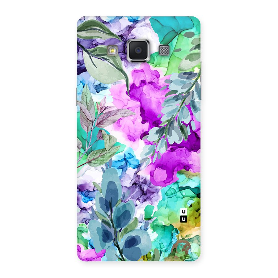 Decorative Florals Printed Back Case for Samsung Galaxy A5