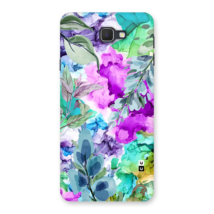 Decorative Florals Printed Back Case for Samsung Galaxy J7 Prime