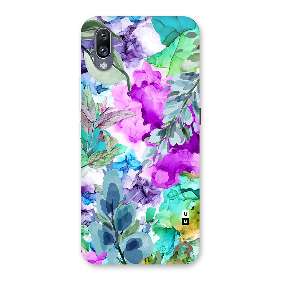 Decorative Florals Printed Back Case for Vivo NEX