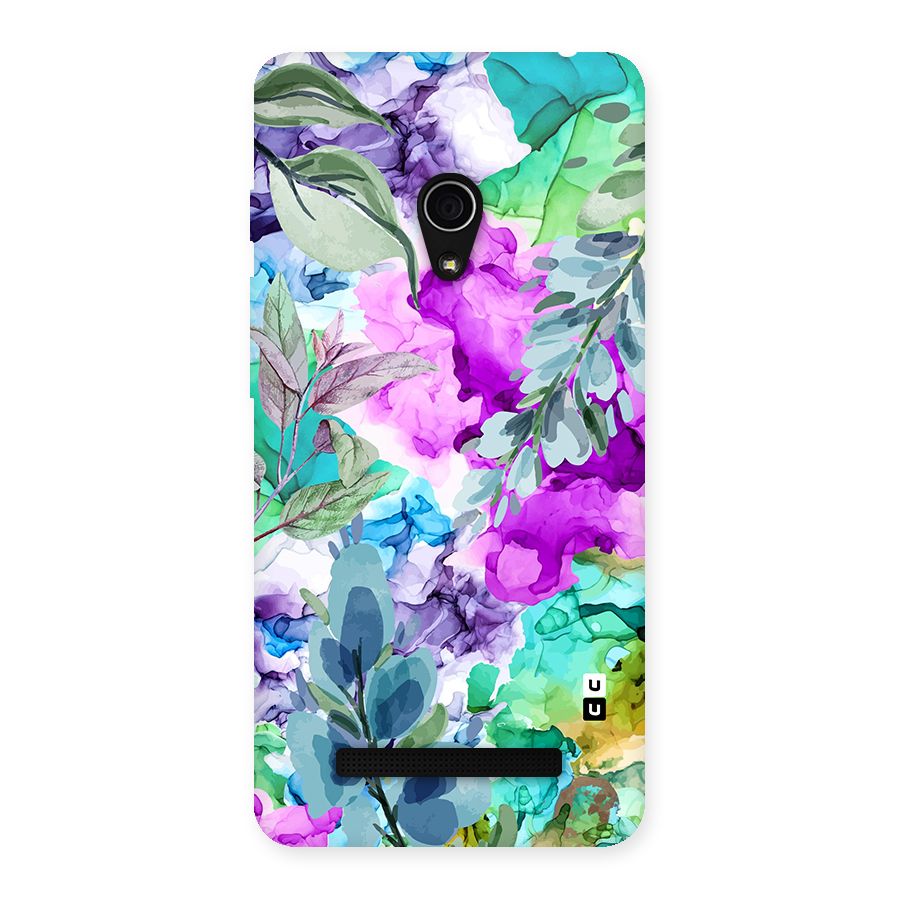Decorative Florals Printed Back Case for Zenfone 5