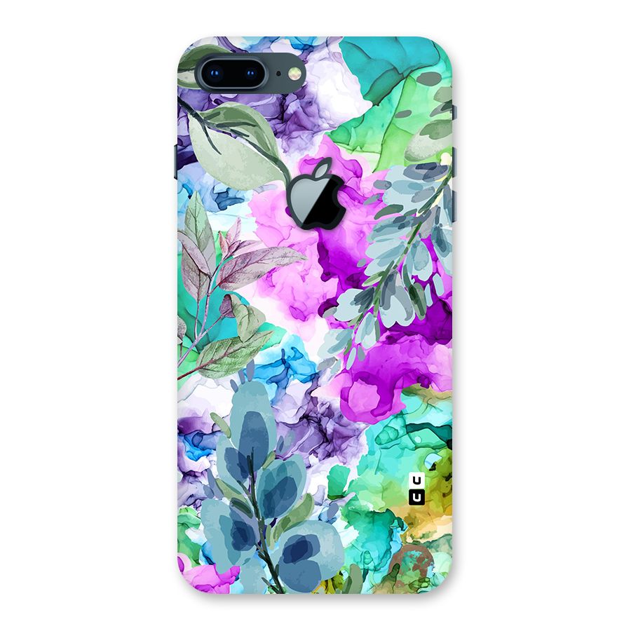 Decorative Florals Printed Back Case for iPhone 7 Plus Apple Cut