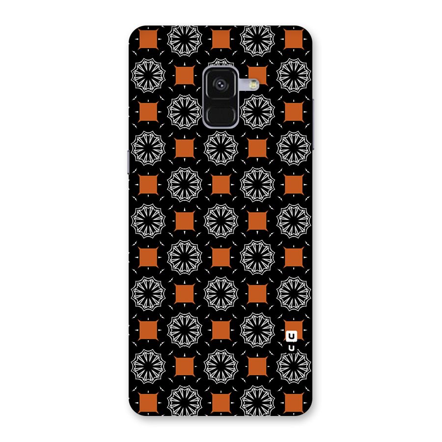 Decorative Wrapping Pattern Back Case for Galaxy A8 Plus