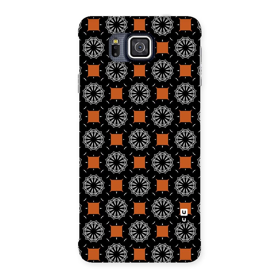 Decorative Wrapping Pattern Back Case for Galaxy Alpha