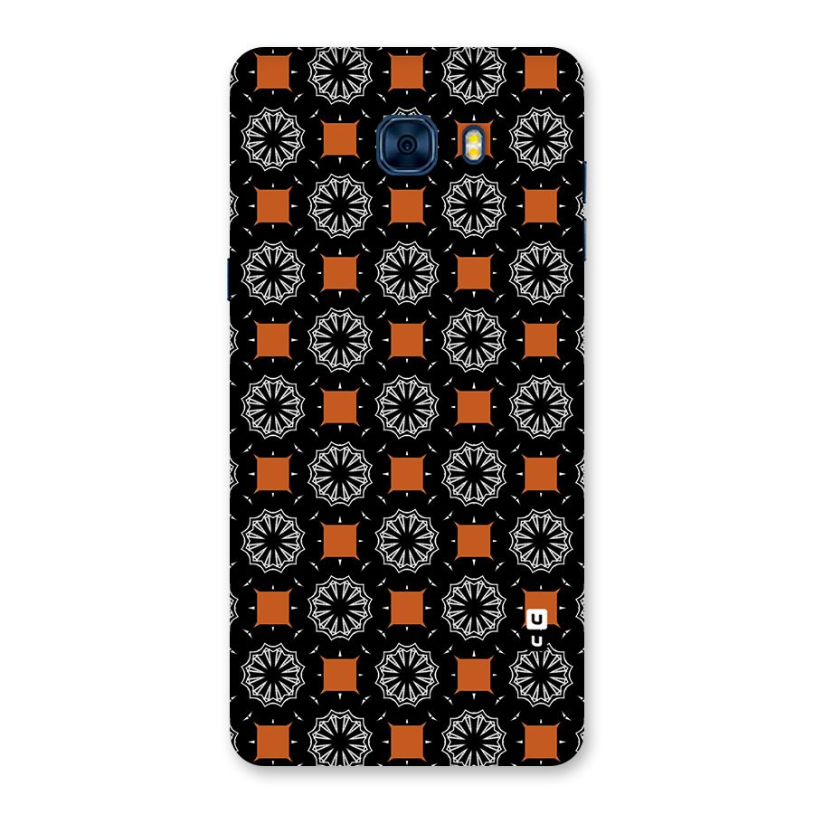 Decorative Wrapping Pattern Back Case for Galaxy C7 Pro