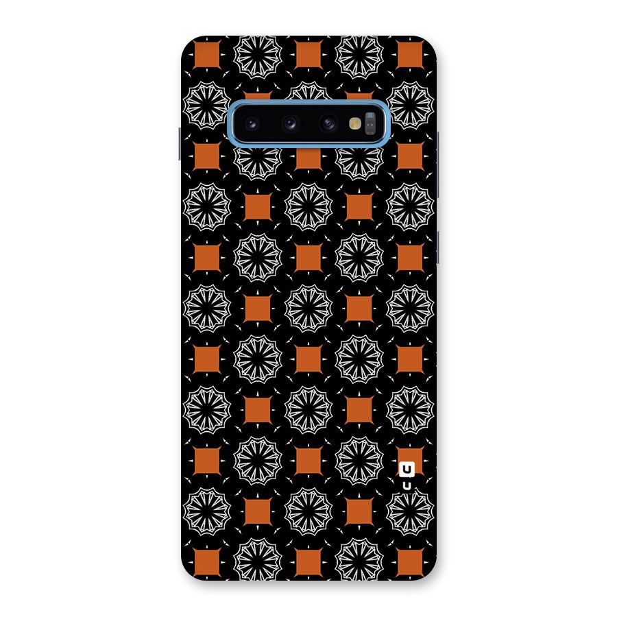 Decorative Wrapping Pattern Back Case for Galaxy S10 Plus