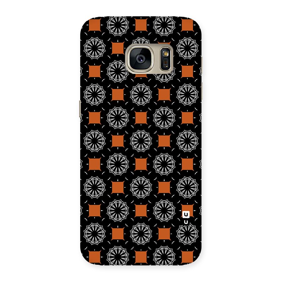Decorative Wrapping Pattern Back Case for Galaxy S7