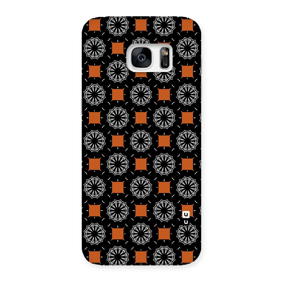 Decorative Wrapping Pattern Back Case for Galaxy S7 Edge