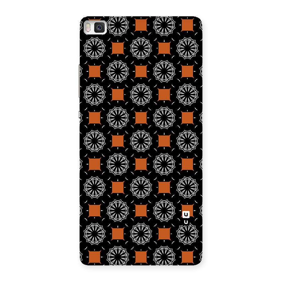 Decorative Wrapping Pattern Back Case for Huawei P8