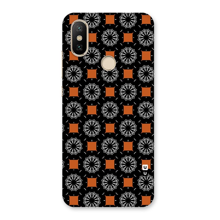 Decorative Wrapping Pattern Back Case for Mi A2
