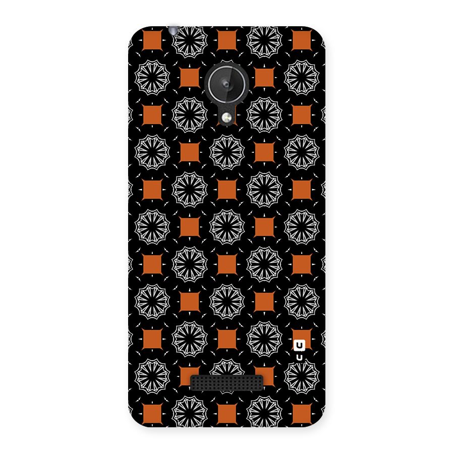 Decorative Wrapping Pattern Back Case for Micromax Canvas Spark Q380