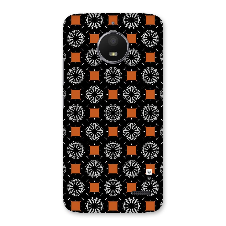 Decorative Wrapping Pattern Back Case for Moto E4