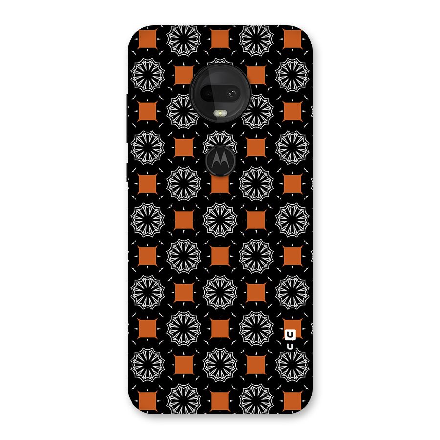 Decorative Wrapping Pattern Back Case for Moto G7