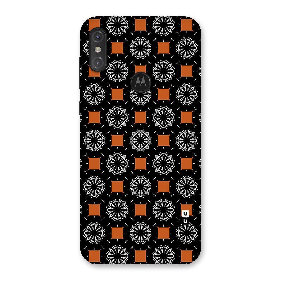 Decorative Wrapping Pattern Back Case for Motorola One Power