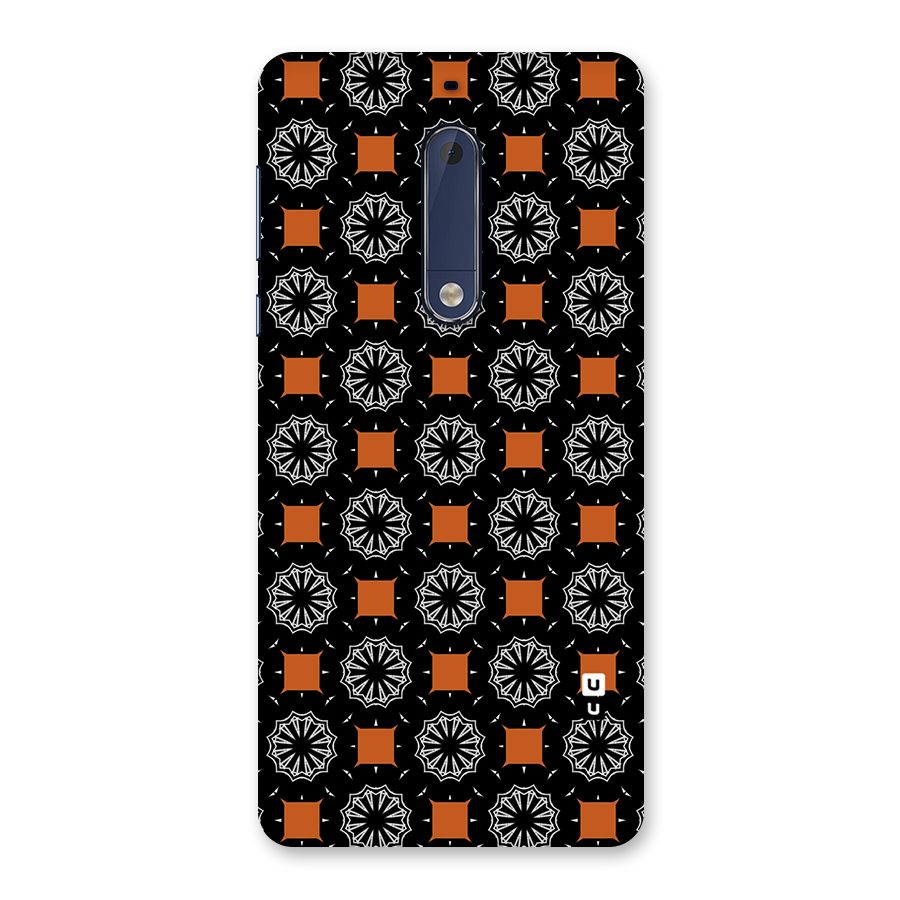 Decorative Wrapping Pattern Back Case for Nokia 5