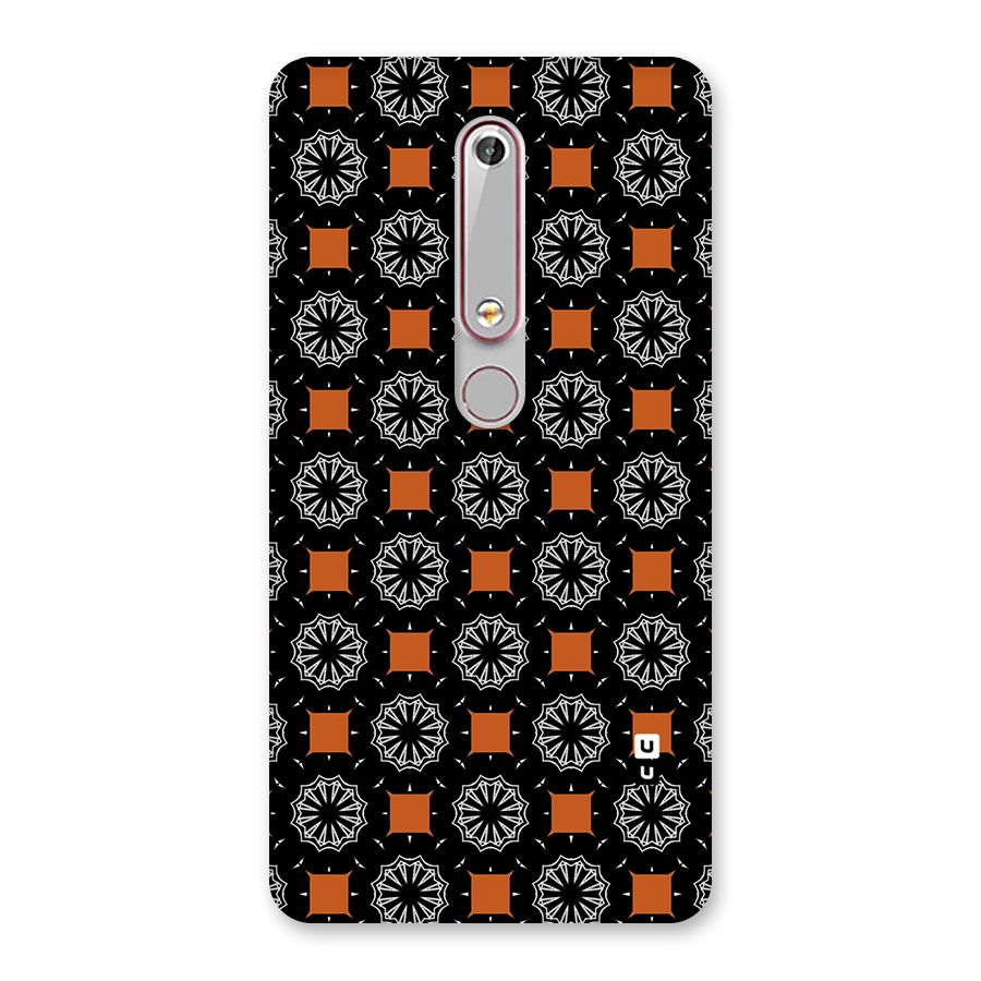 Decorative Wrapping Pattern Back Case for Nokia 6.1