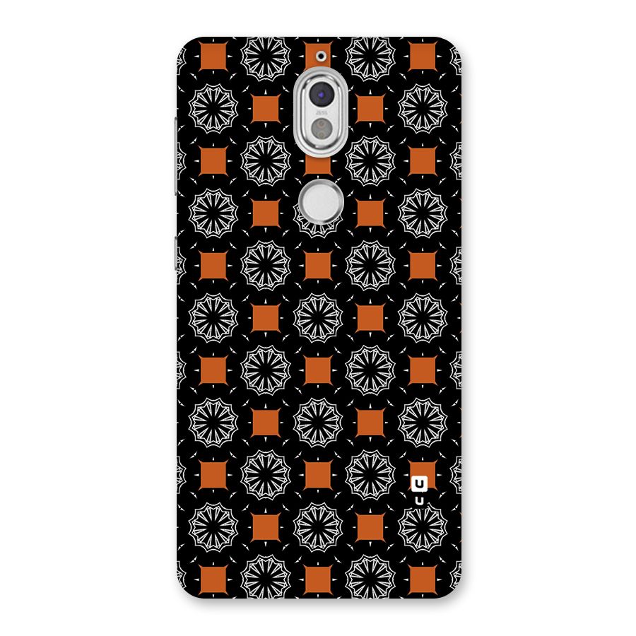Decorative Wrapping Pattern Back Case for Nokia 7