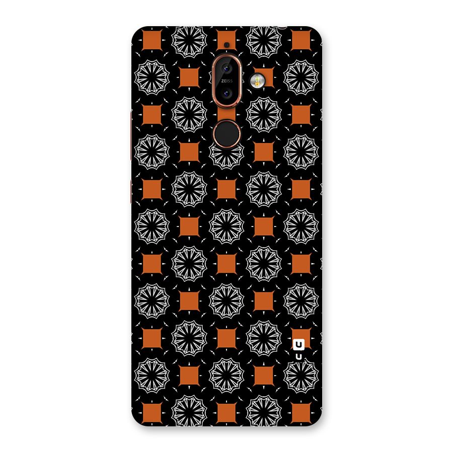 Decorative Wrapping Pattern Back Case for Nokia 7 Plus