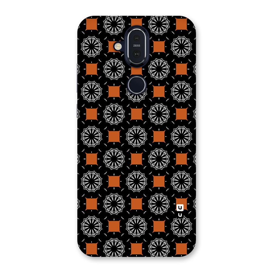 Decorative Wrapping Pattern Back Case for Nokia 8.1