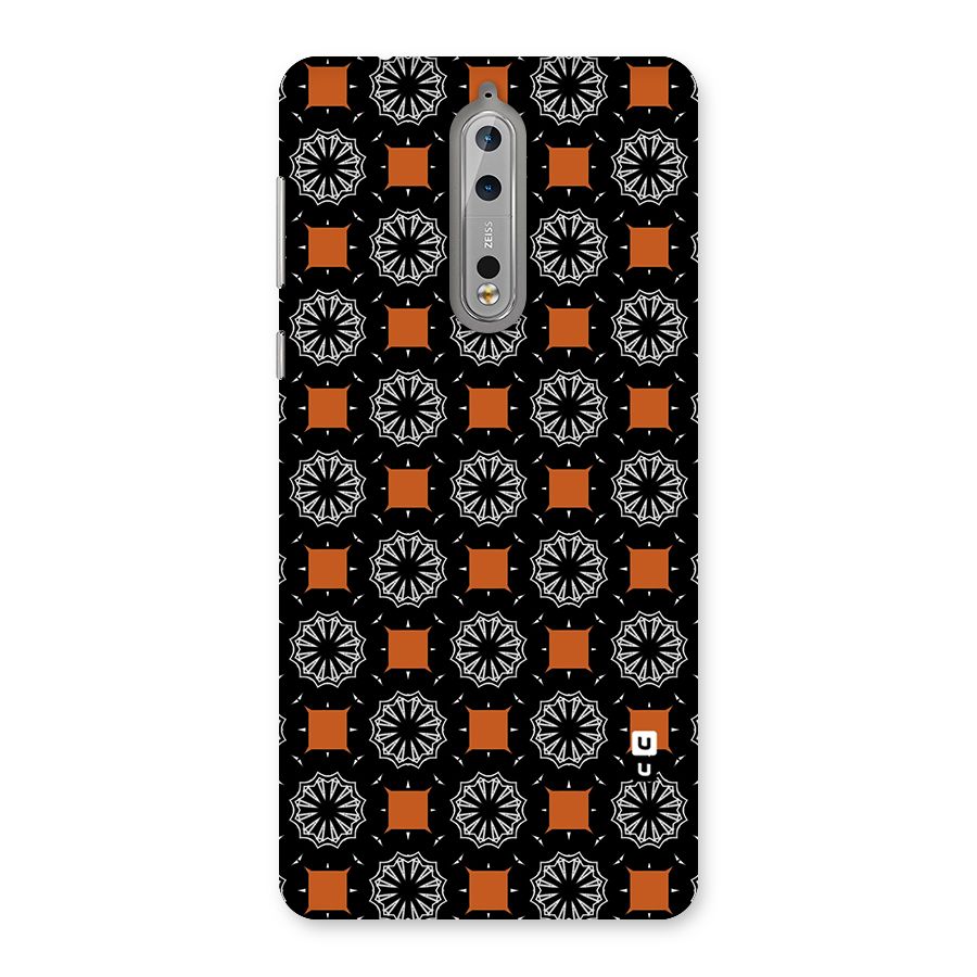 Decorative Wrapping Pattern Back Case for Nokia 8