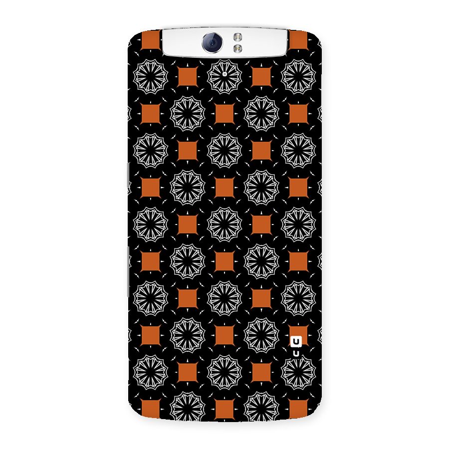 Decorative Wrapping Pattern Back Case for Oppo N1