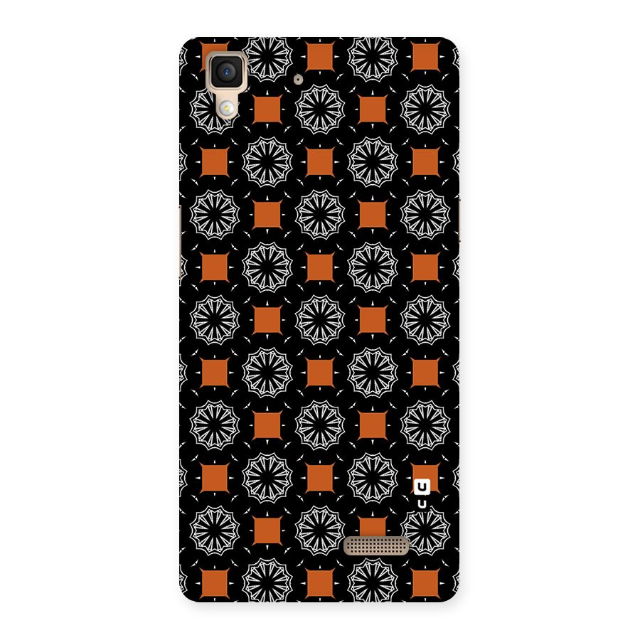 Decorative Wrapping Pattern Back Case for Oppo R7