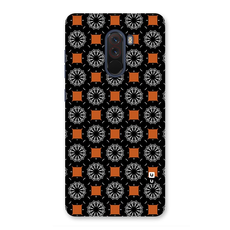 Decorative Wrapping Pattern Back Case for Poco F1