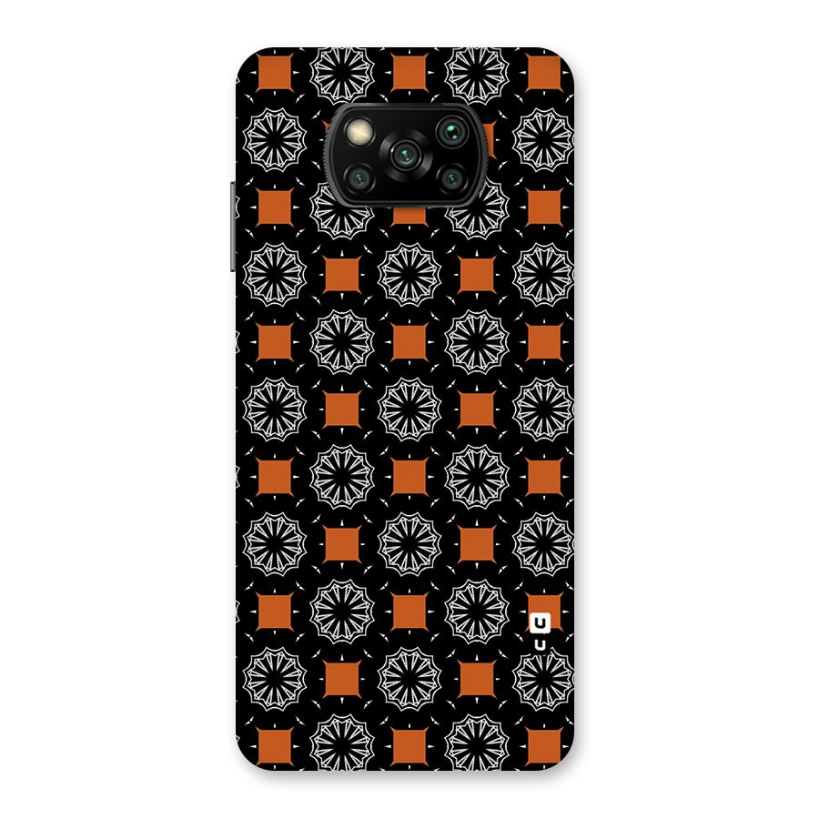 Decorative Wrapping Pattern Back Case for Poco X3
