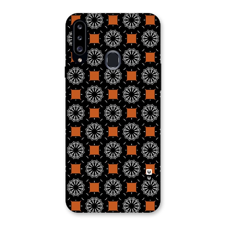 Decorative Wrapping Pattern Back Case for Samsung Galaxy A20s