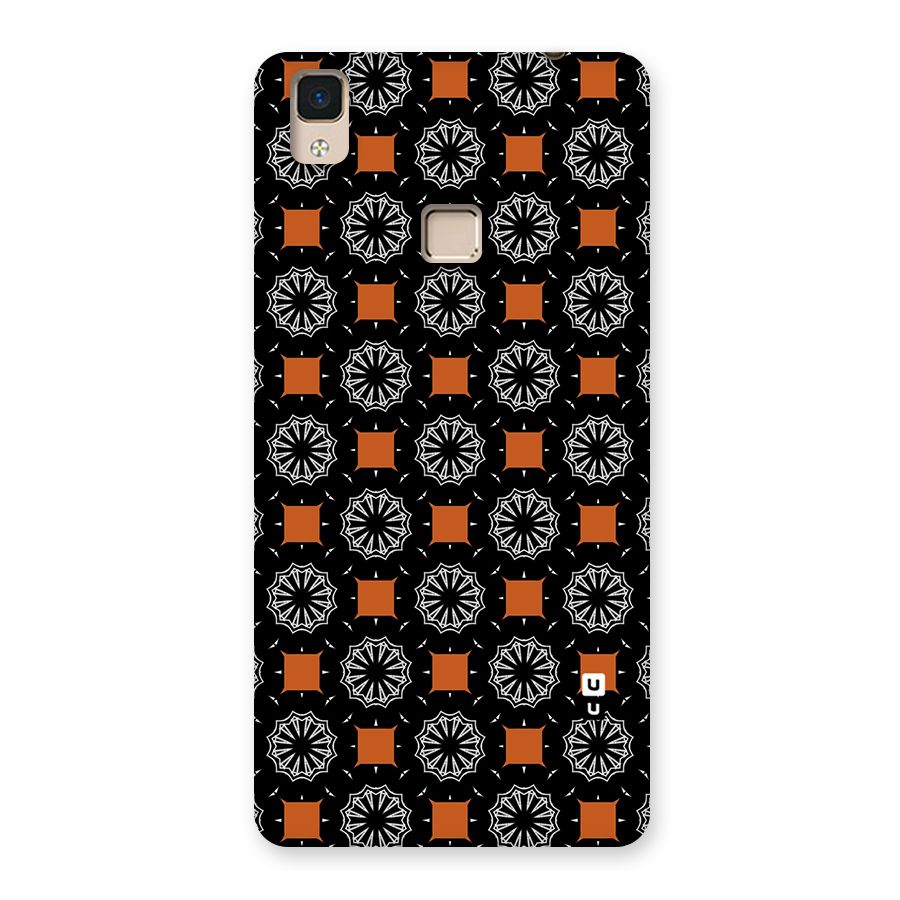 Decorative Wrapping Pattern Back Case for V3 Max