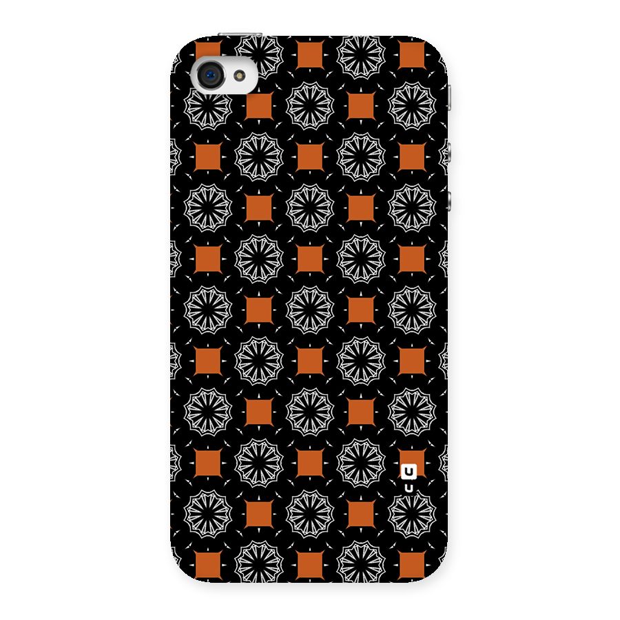 Decorative Wrapping Pattern Back Case for iPhone 4 4s