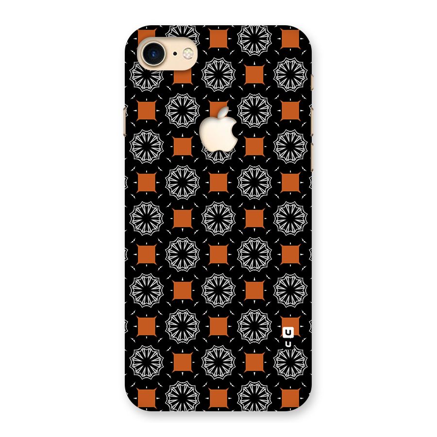 Decorative Wrapping Pattern Back Case for iPhone 7 Apple Cut