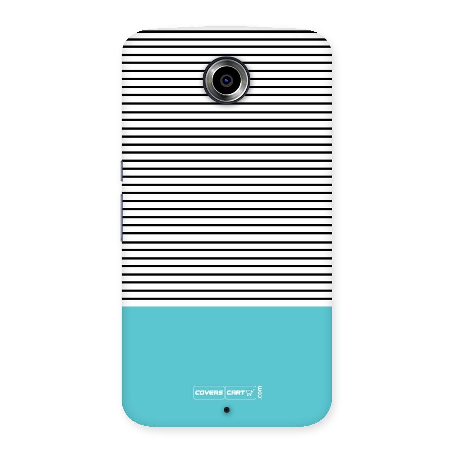 Deep Sky Blue Stripes Back Case for Nexsus 6