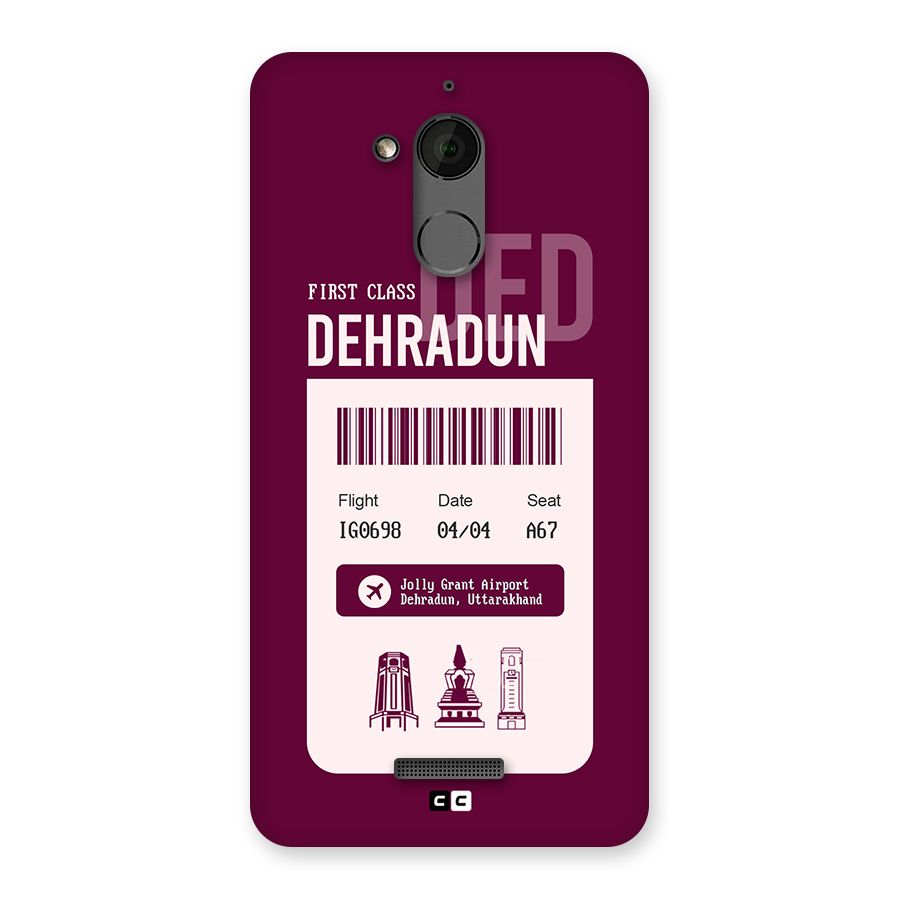Dehradun Boarding Pass Back Case for Coolpad Note 5